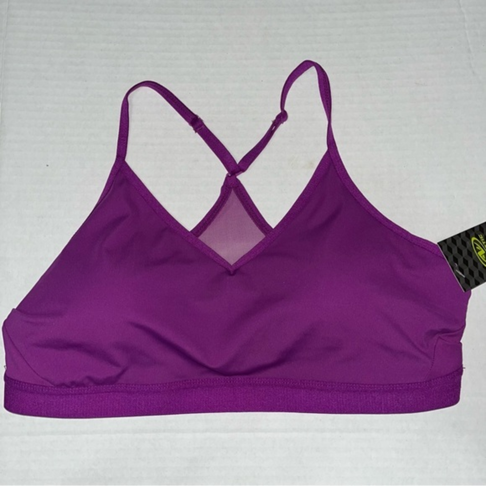 Athletic Works Women’s‎ Racerback Purple Sports Bra